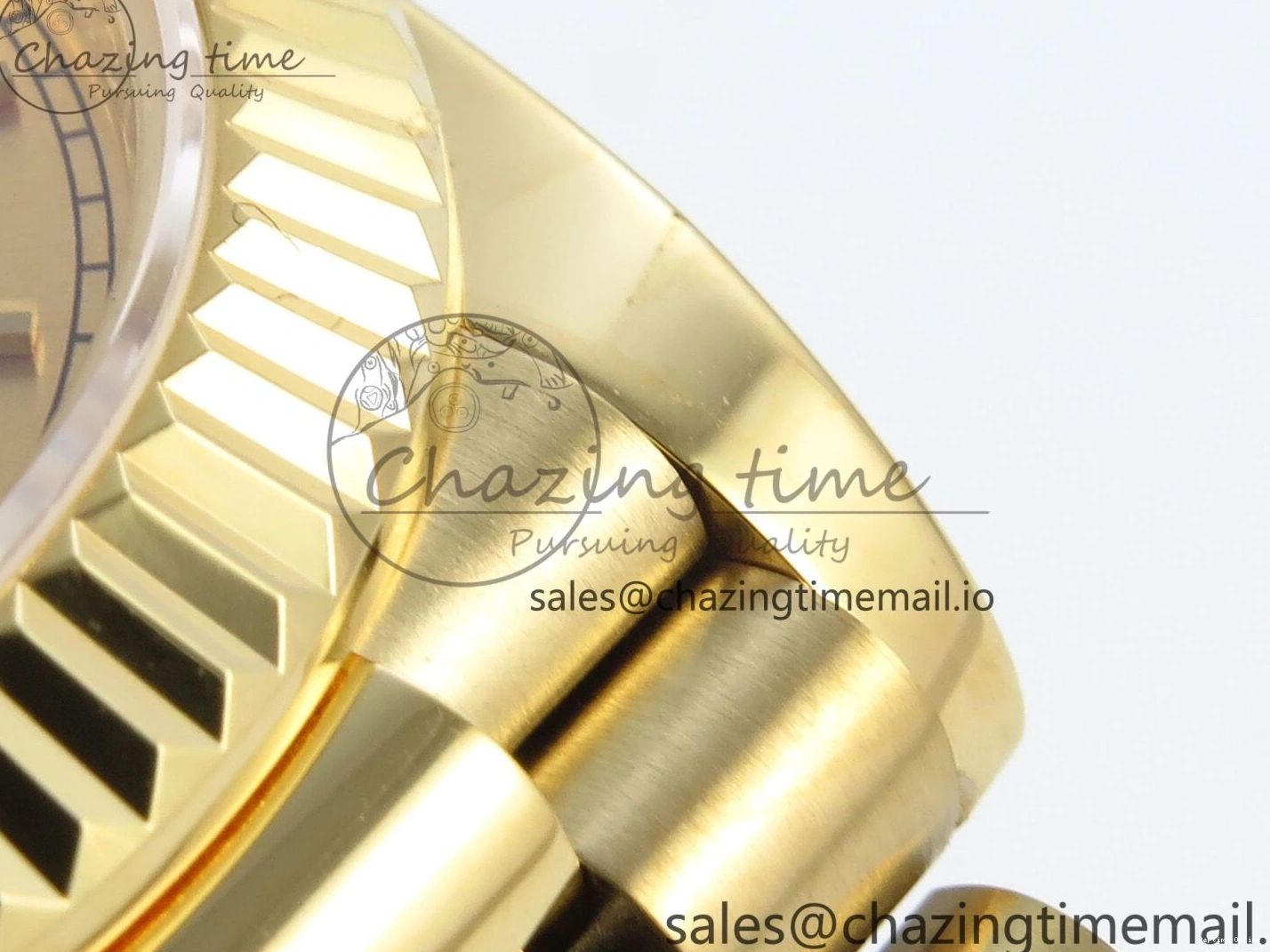 0504 QuickDry Day Date 40 YG 228238 KF 1:1 Best Edition YG Roman Dial on President Bracelet VR3255 (Gain Weight) 839